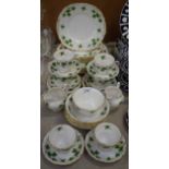 Ceramics - a Colclough Ivy pattern part dinner service, for six, comprising dinner plates,