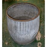 A galvanized dolly tub, 51.