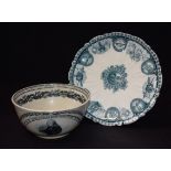 A commemorative bowl, John Wesley, born June 17th 1703; a commemorative plate,