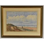 Parsons Norman Lowestoft, North Dean signed, dated 1875, watercolour, 34cm x 51.