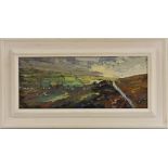 Stephen Stringer View over the Dales signed to verso, oil on board, 19.