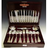 A complete canteen of Cooper Ludlam, King's pattern cutlery for six,