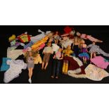 Toys and Juvenalia - six Mattel Barbie dolls; four Ken dolls; others (5);