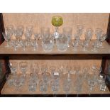 Glassware - a pair of Waterford Colleen whisky tumblers;