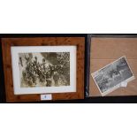 A 1928 press release photograph of the Shrovetide Football Event