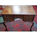 A 19th century mahogany side table,