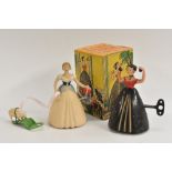 A Wells Brimtoy windup toy, Spanish Dancer, boxed; another,