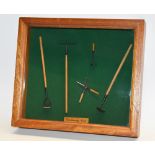 An array of Dolls house gardening tools,