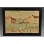 English Naive School (mid-18th century) The Navy Office, Crutched Friars,