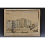 Continental School (third quarter, 18th century) Busy Townscape,