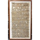 Tribal Art - a large South-Western Pacific tapa cloth,