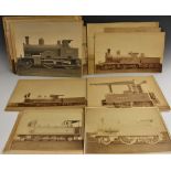 Railwayana - Photography - an interesting collection of late 19th/early 20th century large format