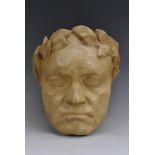 A plaster death mask, of Ludwig van Beethoven, cast after that taken in Vienna on 28th March 1827,