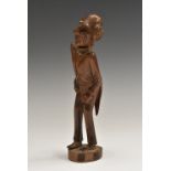 A Black Forest novelty standing figure pipe, carved was William Ewart Gladstone (1809 - 1898),