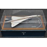 Aeronautica - a cased museum model, of a Concorde, 87cm long,