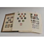 Stamps - Somalia, Triplolitaria, old GV album pages in album, part sets, 100's of stamps,