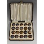 A set of twelve silvered livery buttons, by Firmin & Sons Ltd, Strand, London, 2.