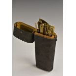 A George III shagreen tapered rounded rectangular draughtsman's etui,