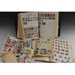 Stamps - large Statesman Aflux album, further albums and stockbooks, loose,