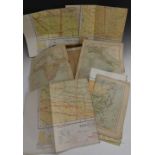 Cartography - early 18th century and later county and road maps of Nottingham and Nottinghamshire,