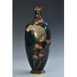 A Japanese Ginbari Cloisonne Vase,