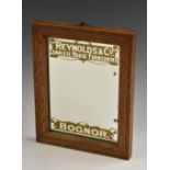Advertising - an early 20th century promotional mirror,