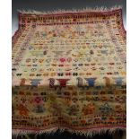 Textiles - a Caucasian hanging or rug,