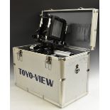 Toyo View 4" x 5" technical monorail camera with f4.