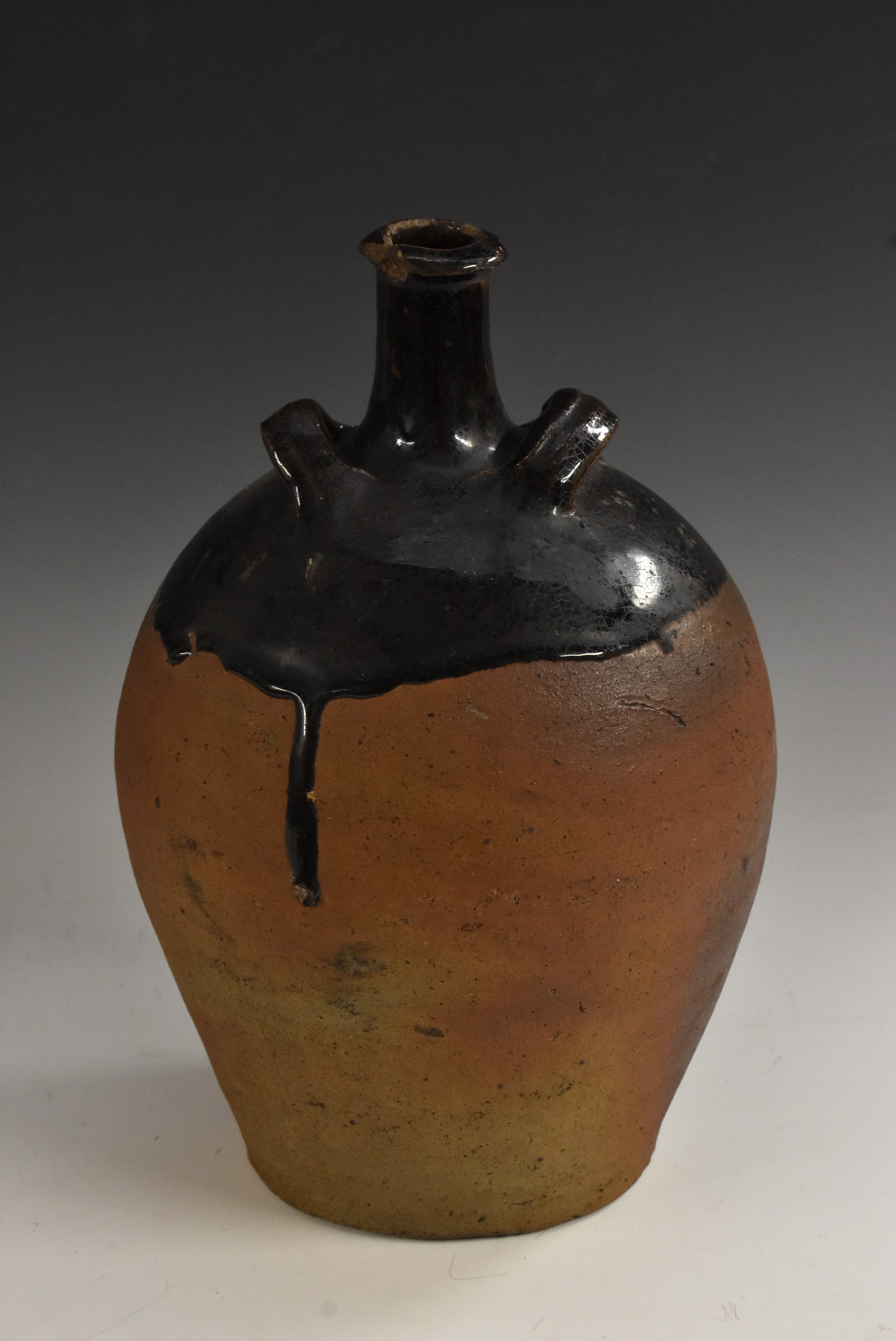 An Early Chinese Ash Glazed Vase.