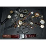 Watches - a Vintage retro Perona automatic wristwatch; others, including Orient, Timex, Casio,