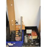 Photographic and recording equipment including a mid 20th century Ensign photographic enlarger,