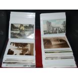 Postcards - Derby and Derbyshire cards in album,