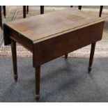 A Victorian mahogany Pembroke table, c.
