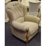 A Mini Divani Queen Anne Style Armchair.