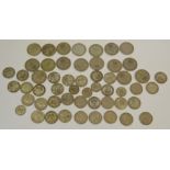 Coins - various post 1920 and later, including George VI two shillings; shillings,