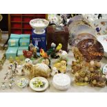 Decorative Ceramics - various Border Fine Arts porcelain models of hens and Cockerel;