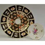 A Royal Crown Derby 2451 pattern dinner plate,