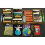 Books - World and Reference including World Countries; Atlases; Britain Then and Now;