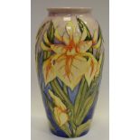 A Moorcroft Windrush pattern baluster shaped vase,