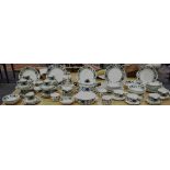 Midwinter Spanish Garden pattern tea and dinner ware including tureen; soup bowls; dinner plates;