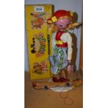 Toys - a Pelham puppet, Swiss girl,