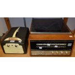 A 1970's ALBA UA400 radio with Garrard 2025TC turntable;