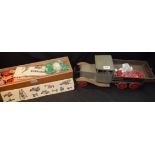 Toys and Juvenalia - a Lines Bros Triang Transport tinplate tipping lorry, friction rear wheels,