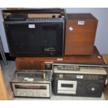 Radios - a vintage HMV solid state stereo radio and speaker mod 2152;