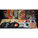 Vinyl Records - LPs, singles and 78s including Status Quo, Abba, The Beatles,