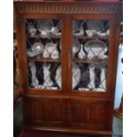 An oak Old Charm style bookcase,