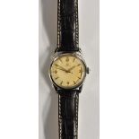 Omega - a retro 1950's wristwatch, textured dial,