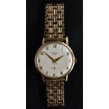 Rotary - a vintage retro 1960s 9ct gold cased gentleman's watch.