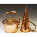Copper - a 19th century copper kettle,