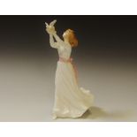 A Royal Doulton figure 'Thinking of You' printed marks to base,